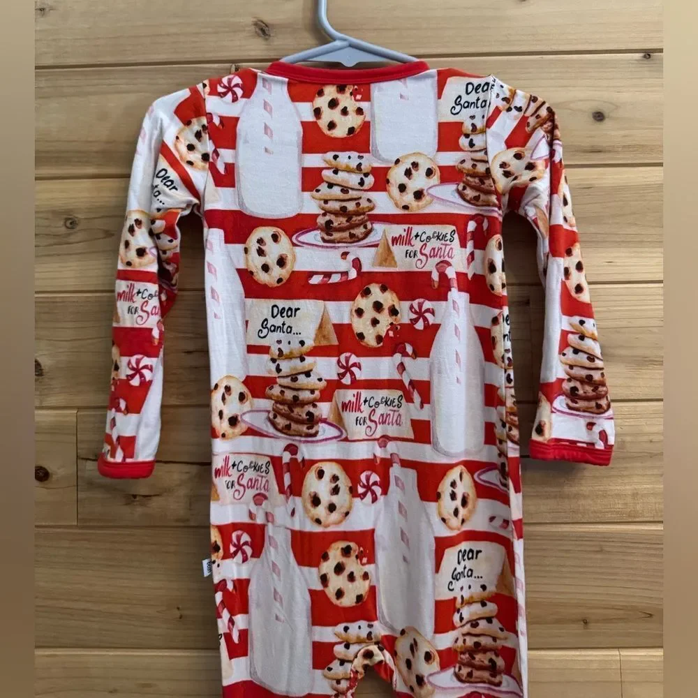 Birdie Bean Size 12-18 Months Bamboo Christmas Noel Long Sleeve Zippy Sleeper